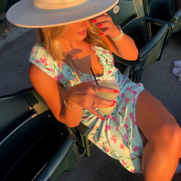 Zara Floral Satin Midi Dress Size M Tie Back, Summer, Trendy, blogger fave - Picture 4 of 8